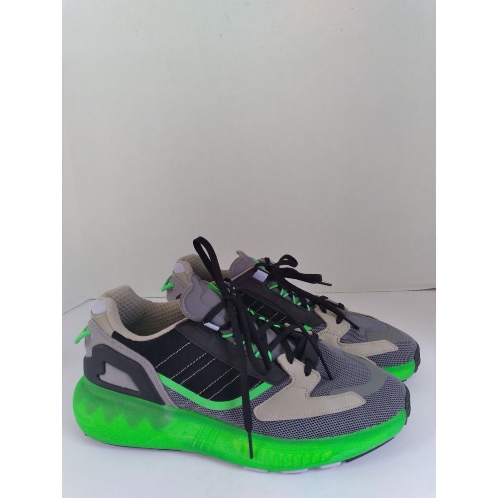 Adidas ZX 2K Boost 2.0 Running Shoes Gray Green Sneakers